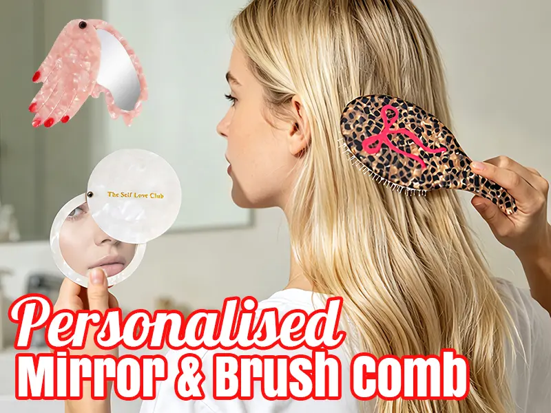 Mirror & Brush Comb
