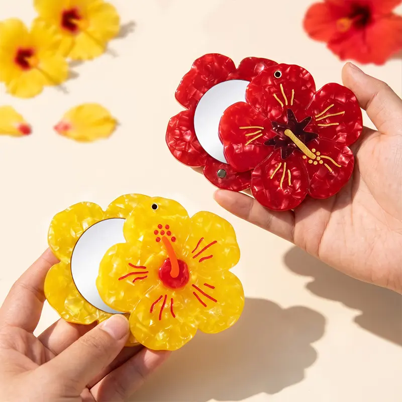 Acetate Compact Mirror
