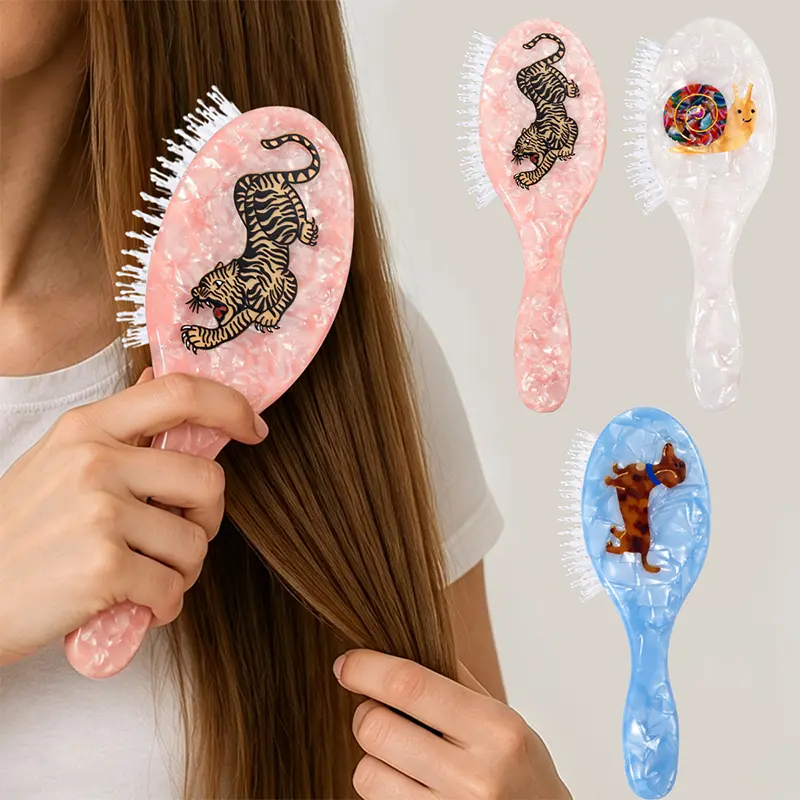 Custom Acetate Hair Brush