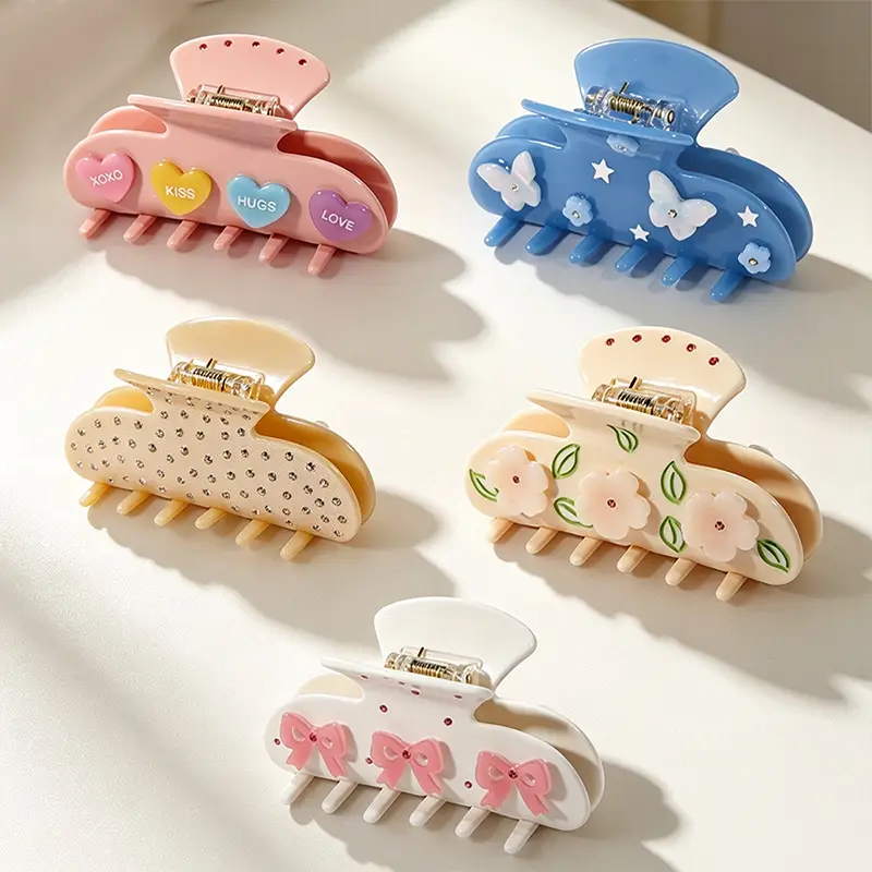 Cute Acetate Hair Claw