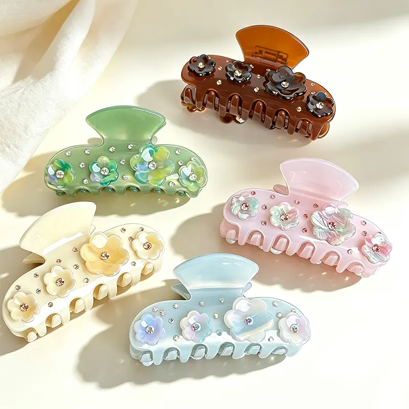 Handmade Flower Hair Claw